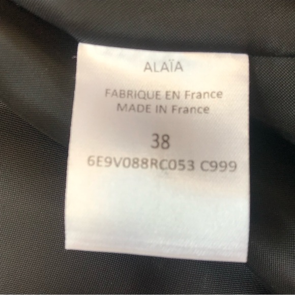 Alaïa stunning cropped lamb leather jacket like NEW - Picture 7 of 7